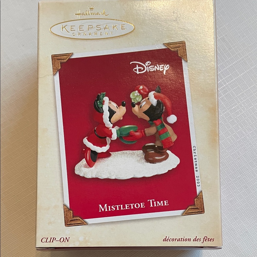 New in Box Vintage 2003 Disney Holiday Magic Ornament - Red and Green
